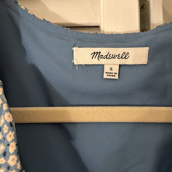 EUC Madewell Silk Wrap Dress - Picture 5 of 7